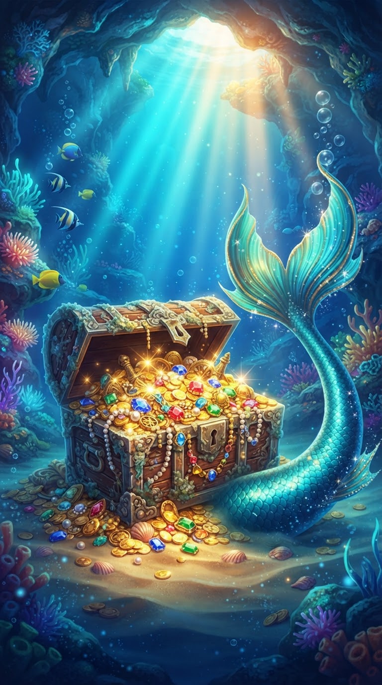 Mermaid Royale pokie – underwater treasure chest